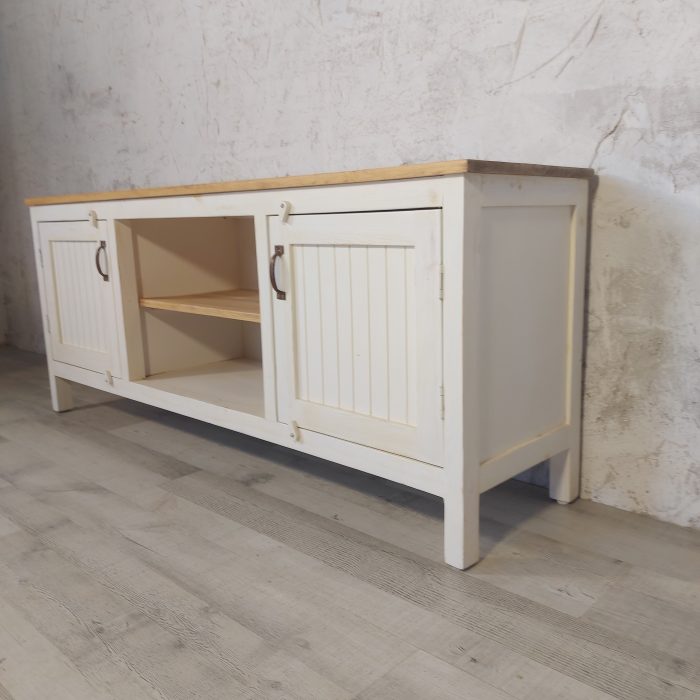 Mueble Tv shabby chic lateral - Antic Moama